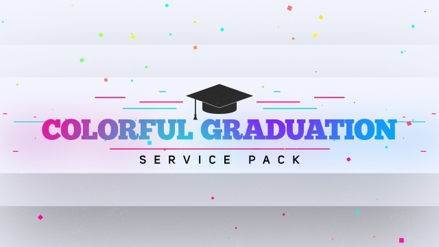 Colorful Graduation Service Pack
