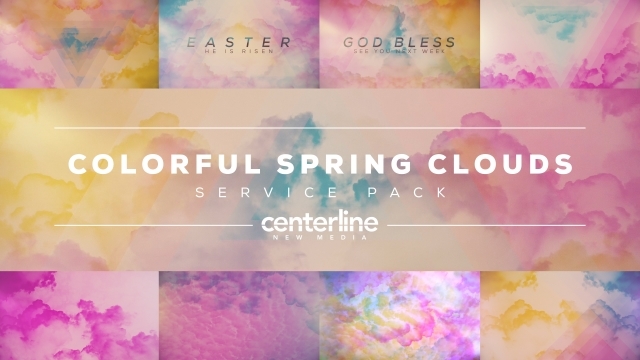 Colorful Spring Clouds Service Pack