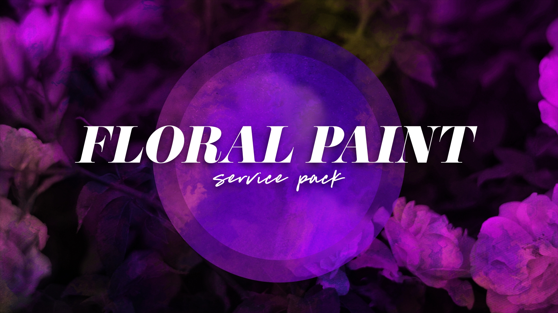 Floral Paint Service Pack