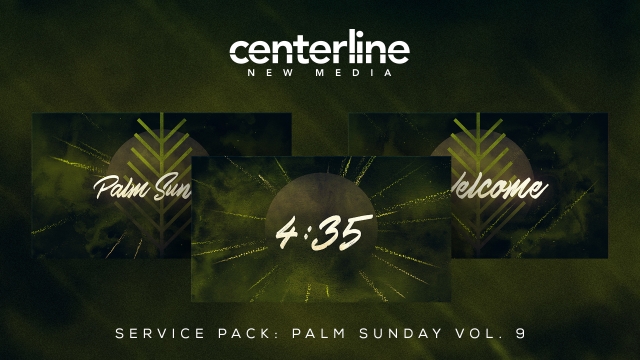 Service Pack: Palm Sunday Vol. 9