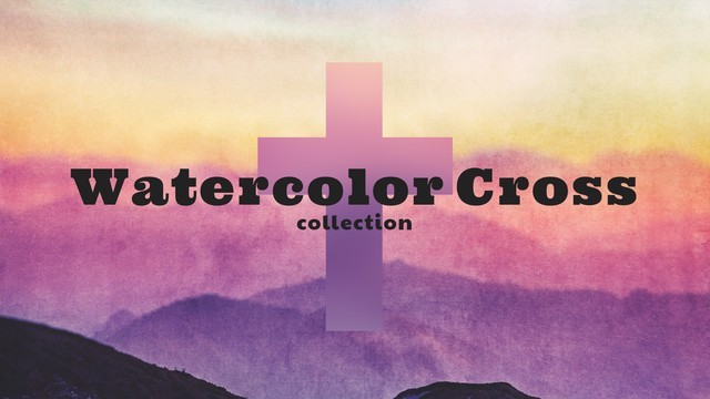 Watercolor Cross Collection