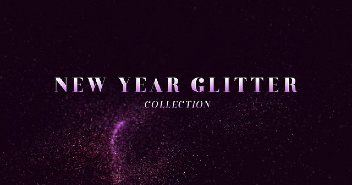 New Year Glitter Pink Still