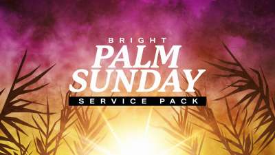 Bright Palm Sunday Service Pack