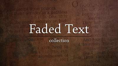 Faded Text Collection