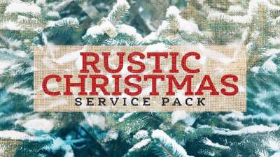 Rustic Christmas Service Pack