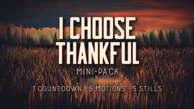 I Choose Thankful Mini-Pack