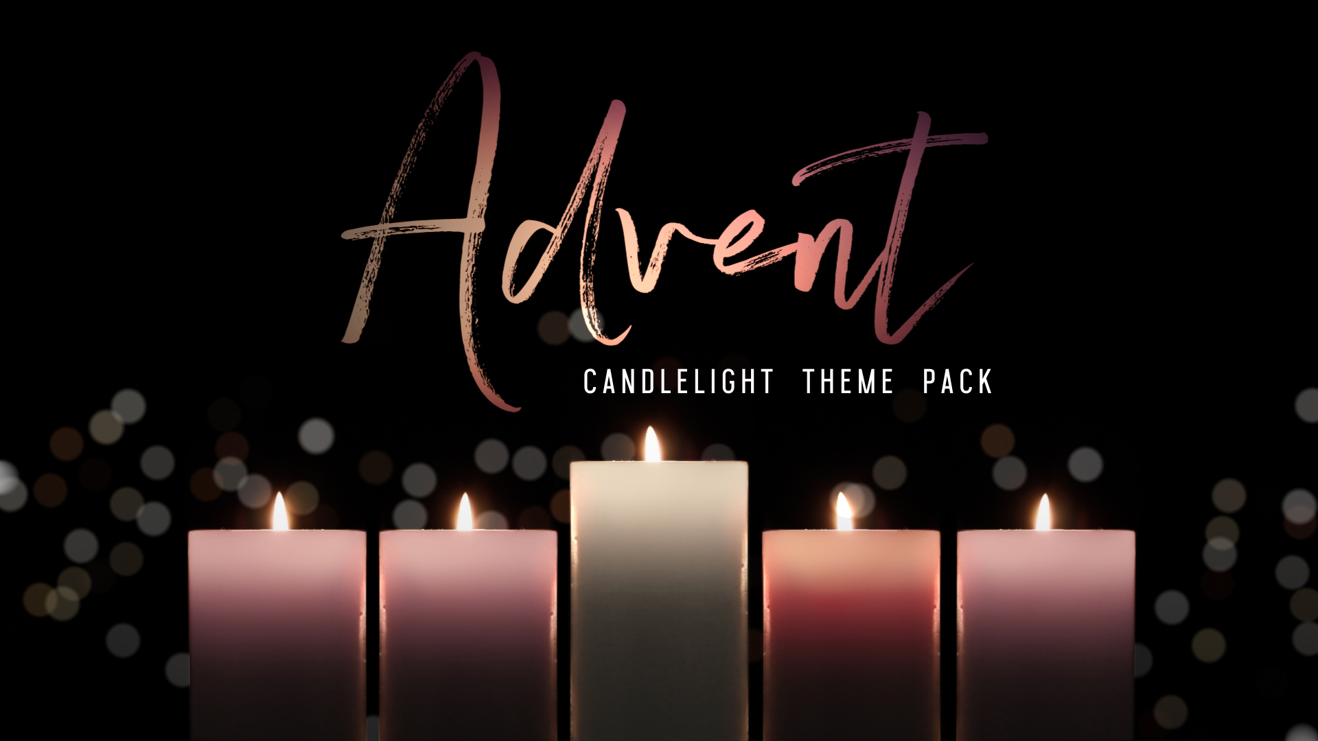Advent Candlelight Theme Pack