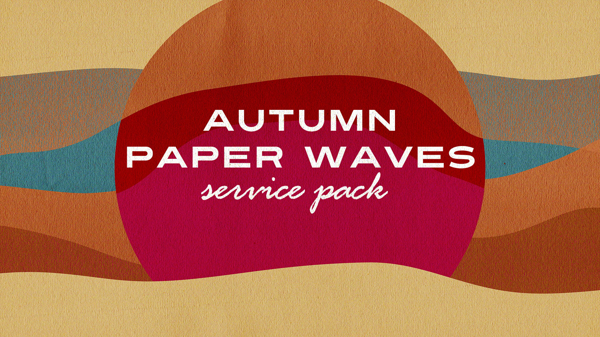 Autumn Paper Waves Collection