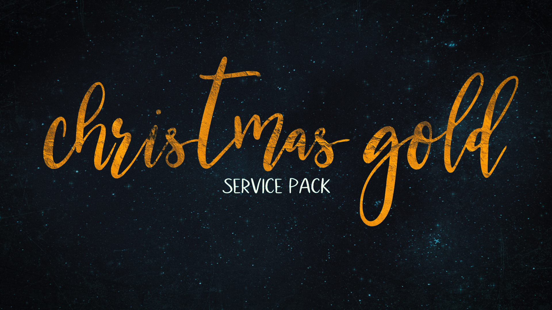Christmas Gold Service Pack