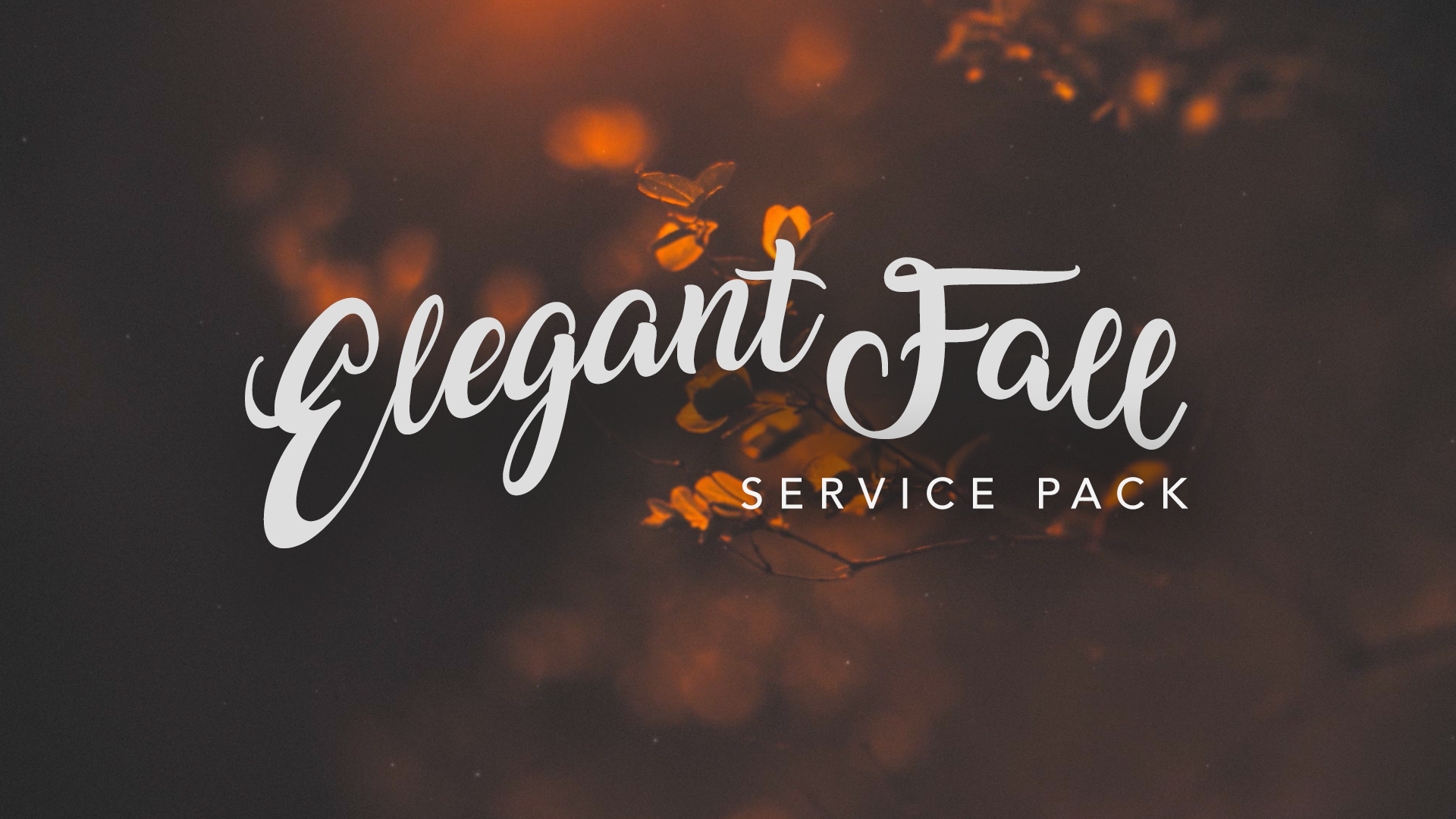 Elegant Fall Service Pack