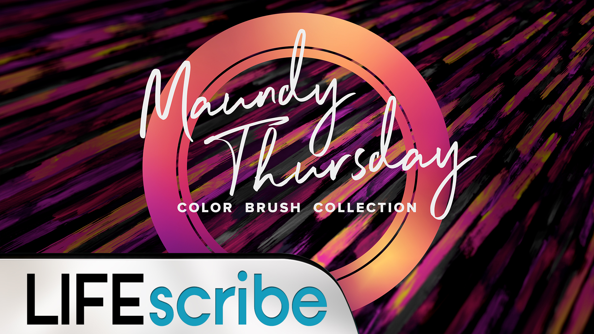 Maundy Thursday Color Brush Collection