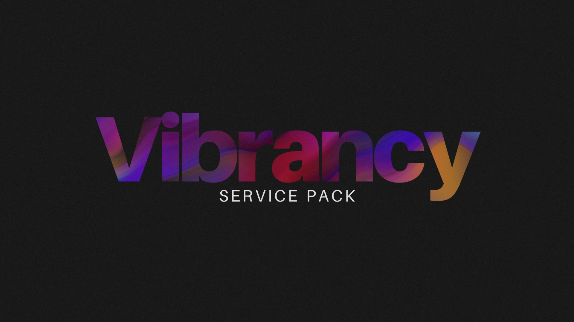 Vibrancy Service Pack