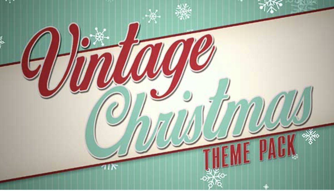 Vintage Christmas Theme Pack