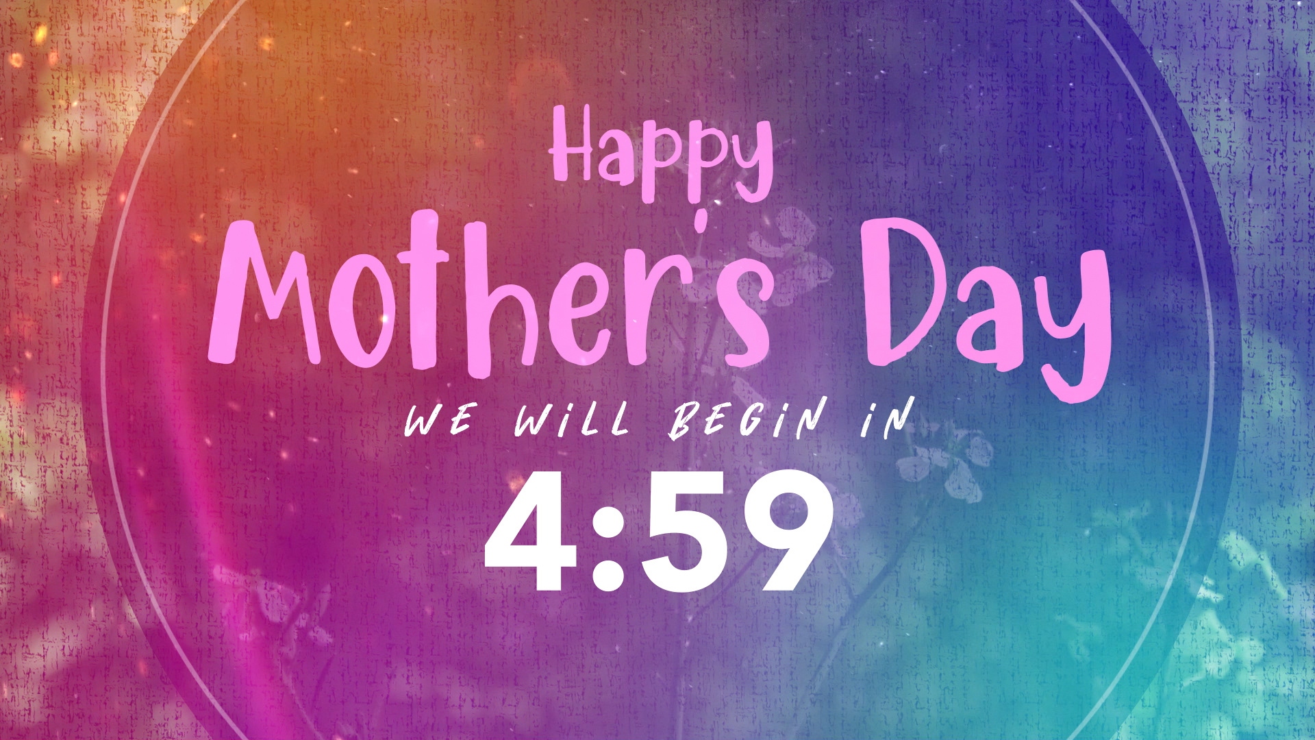 Today Is Mother's Day Countdown