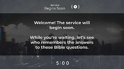 Cityscapes Trivia Countdown