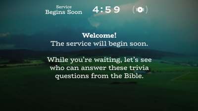 Open Fields Trivia Countdown