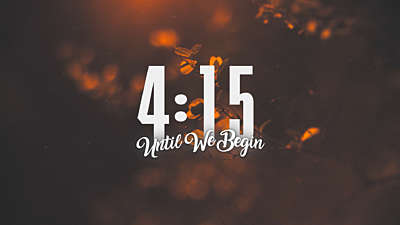 Elegant Fall Countdown