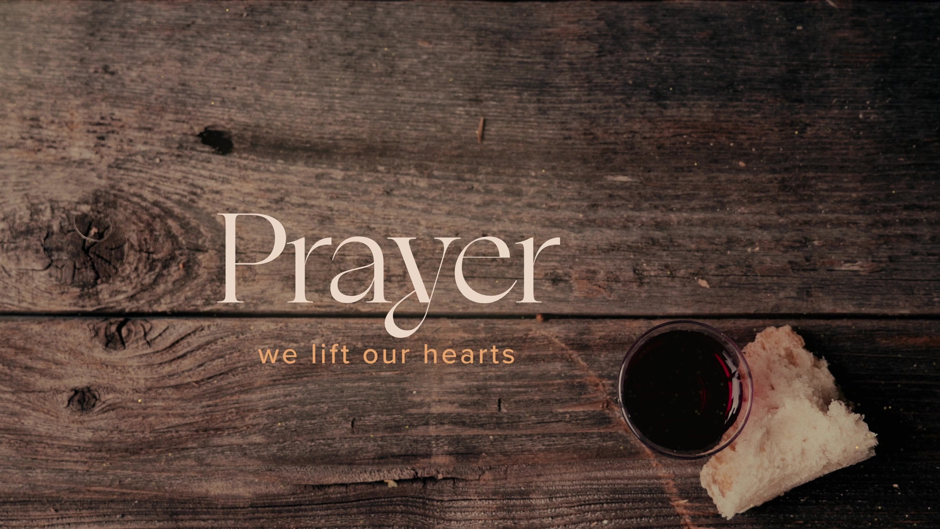 Bread And Cup Prayer | Motion Video Background