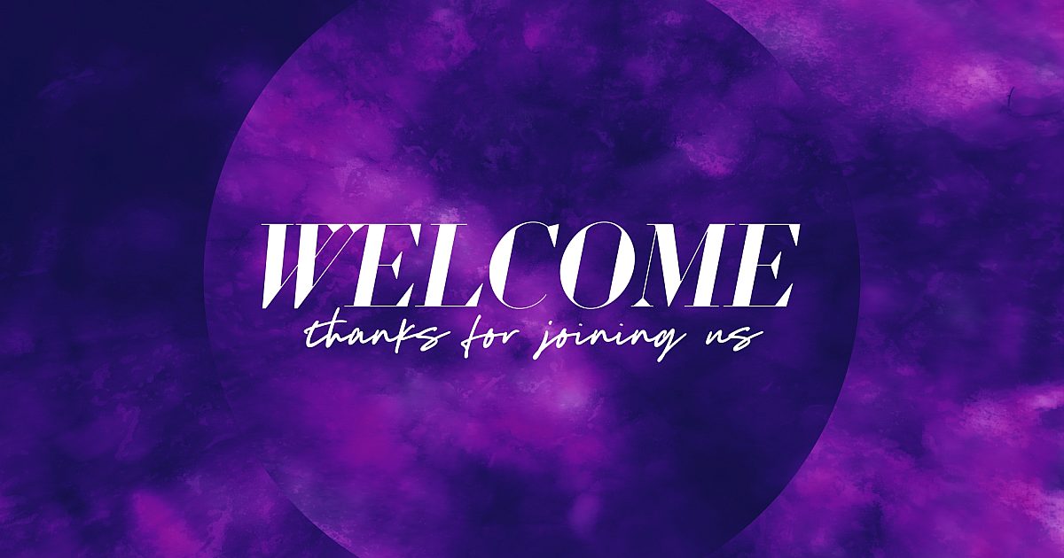 Amethyst Glow Welcome | Motion Video Background