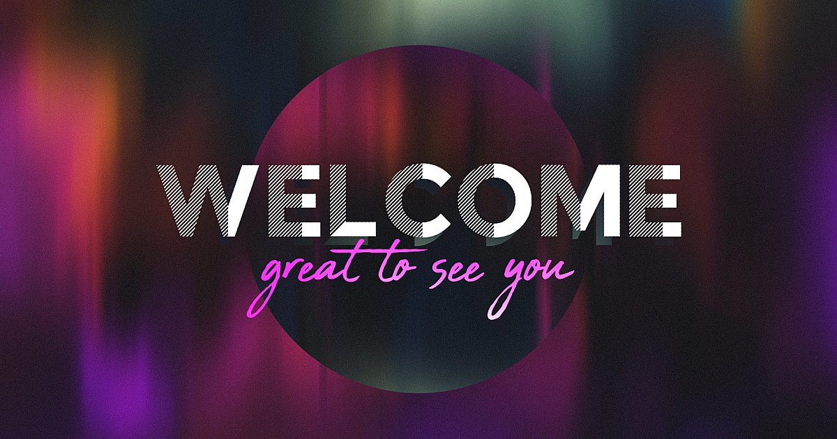 Chroma Blur Welcome | Motion Video Background