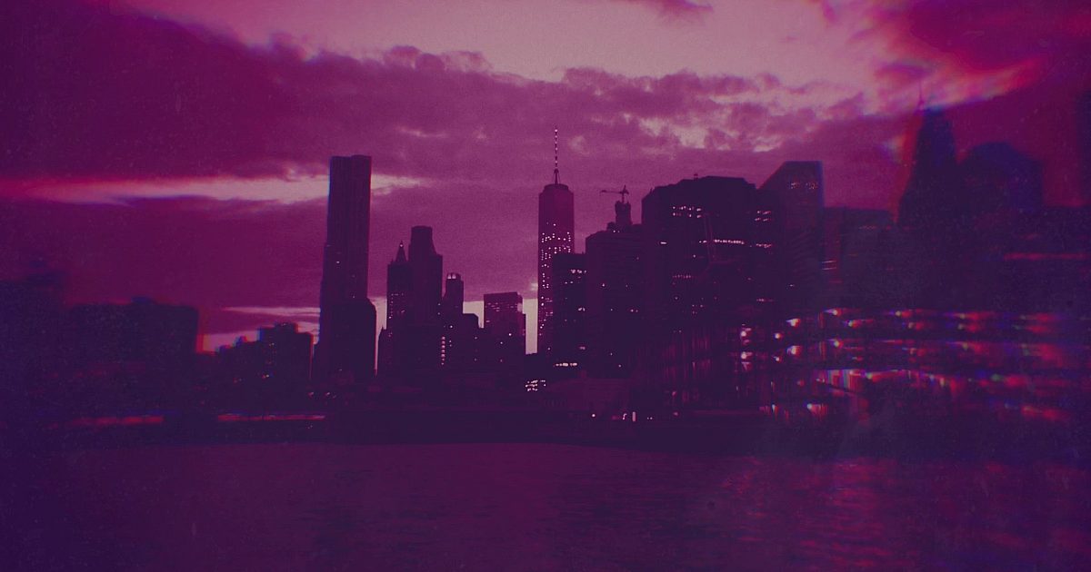 Cityscapes Purple | Motion Video Background