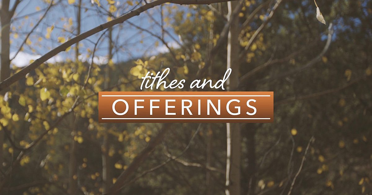 Mountain Hike Tithes And Offerings | Motion Video Background