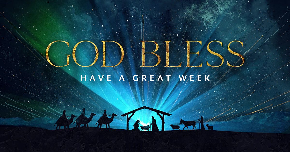 Silent Night Nativity God Bless | Motion Video Background