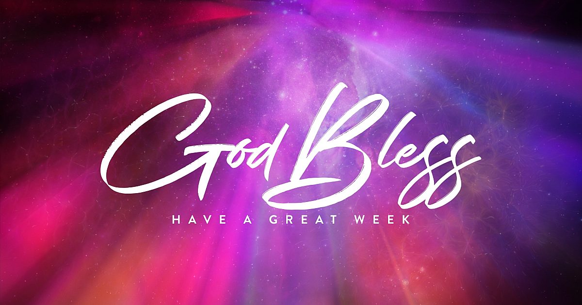 Universe Glow God Bless | Motion Video Background