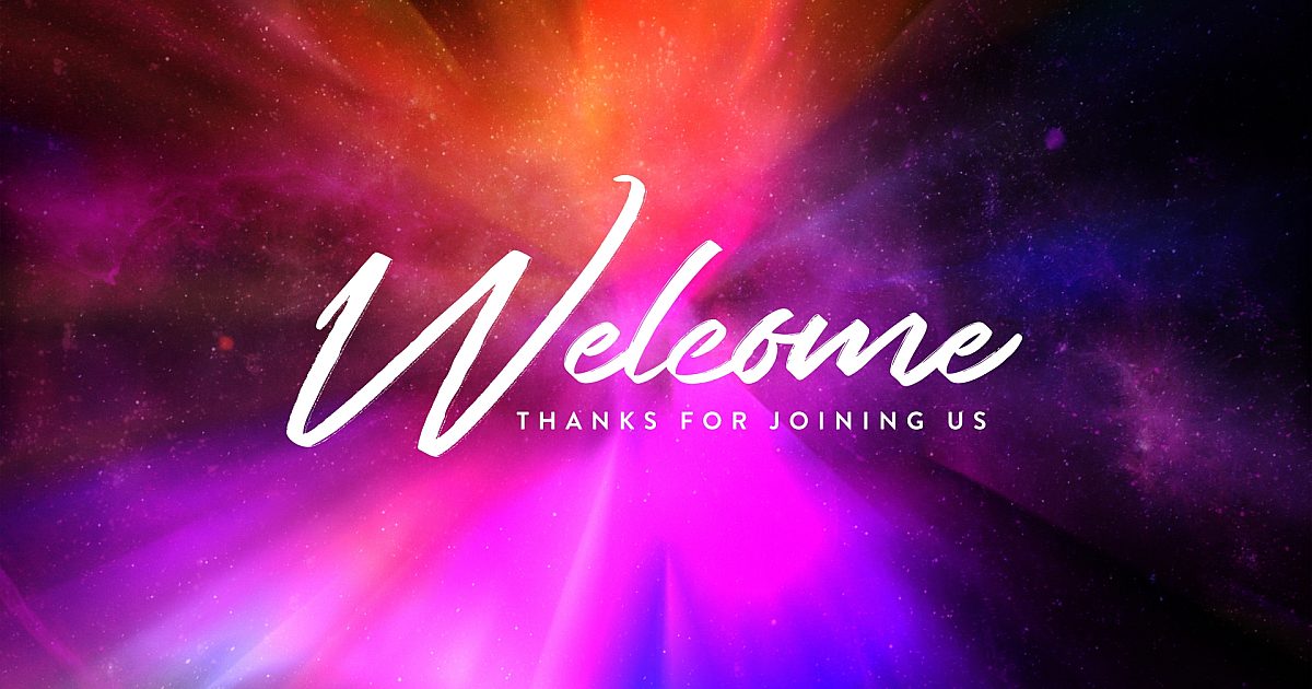 Universe Glow Welcome | Motion Video Background