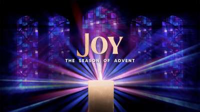 Advent Stained Glass Joy