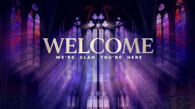 Cathedral Glass Welcome