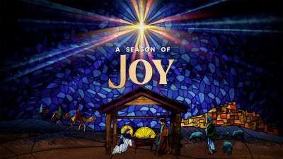 Christmas Stained Glass Joy