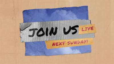 DIY Clouds Join Us Live Next Sunday