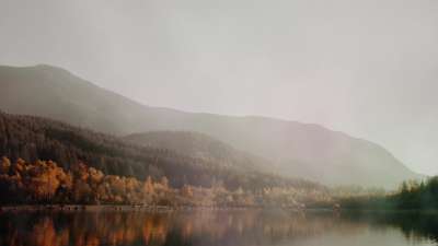 Deep Autumn Lakeside
