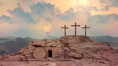 Easter Story Tomb Crosses