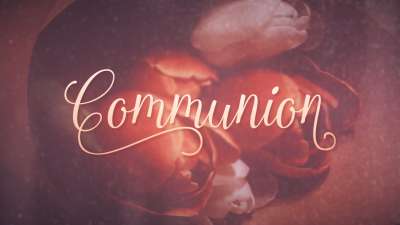 Elegant Flowers Communion