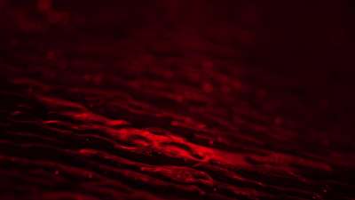 Glass Surface Red Waves