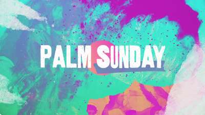 Holy Week Paint Palm Sunday