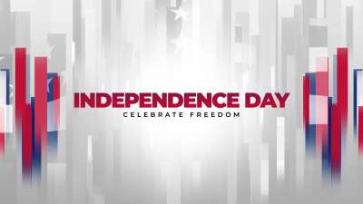 Modern Freedom Independence Day Title