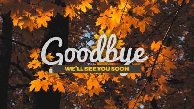 Moving Fall Goodbye