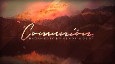 Raised Hallelujah Communion Spanish