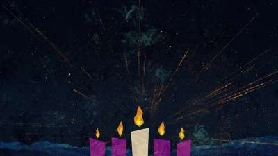 Silent Night Advent Candles 02