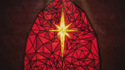 The Glory Of Christmas: Star Stained Glass