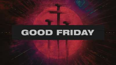 Vibrant Holy Week Good Friday Title