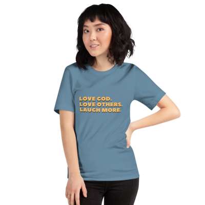 Love Laugh Premium Unisex T-Shirt