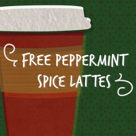 Free Peppermint Spice Lattes