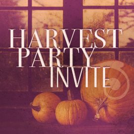 Harvest Party Invite