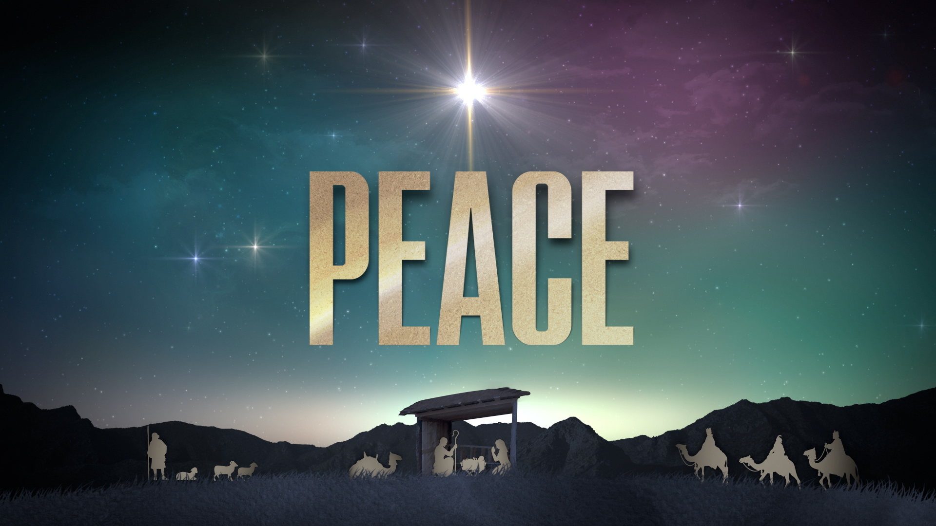 Nativity Christmas Peace Motion Video Background