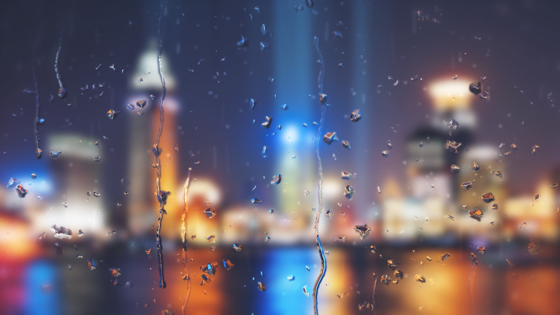 Rainy Day City | Motion Video Background