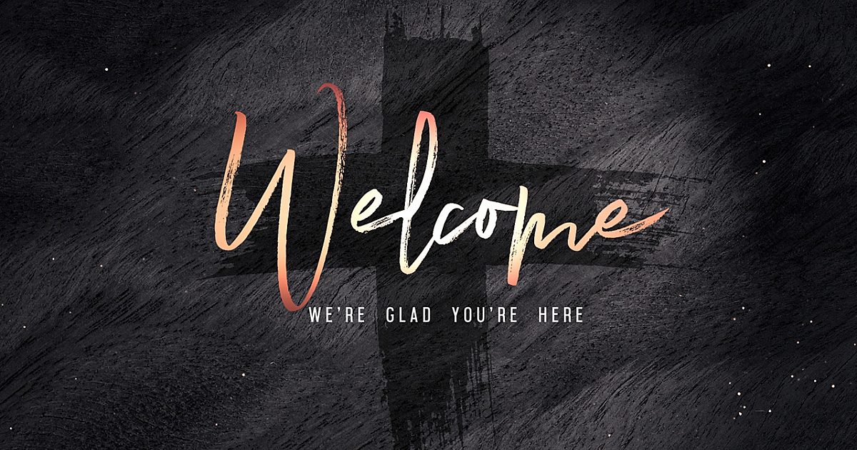 welcome to church motion background